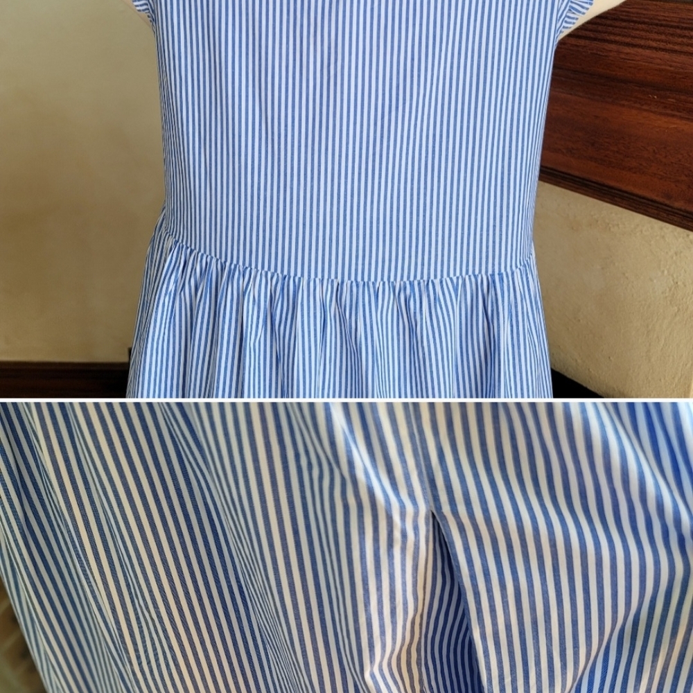 J. Crew Light Blue Striped Maxi Dress - Picture 3 of 9